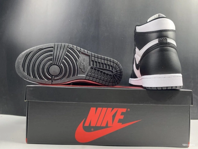 Cheap TBK 555088-010 Air Jordan White Black 1 Retro (2014) 0703